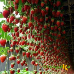 Клубника ампельная Анастасия купить по цене от 370р. в интернет-магазине «Посадика» с доставкой почтой в в Кемерове и по всей России – [изображение №1].